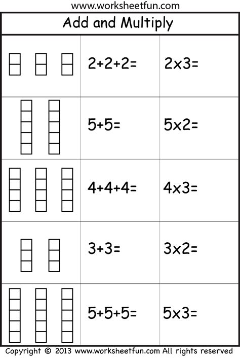 Repeated Addition Worksheets | What Is?, Summary & Examples ...