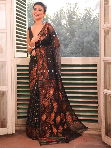 Bangladeshi Style Zari Jamdani Saree - 4747 – AEVUM