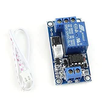 Wrisky 1 Channel 12V Latching Relay Module With Touch Bistable Switch ...