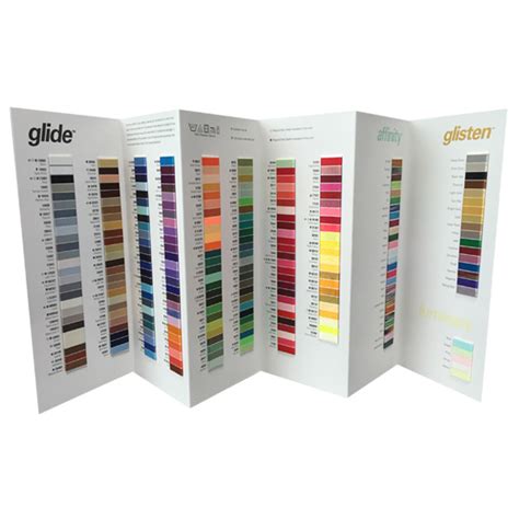 Image result for Glide Thread Color Chart Printable