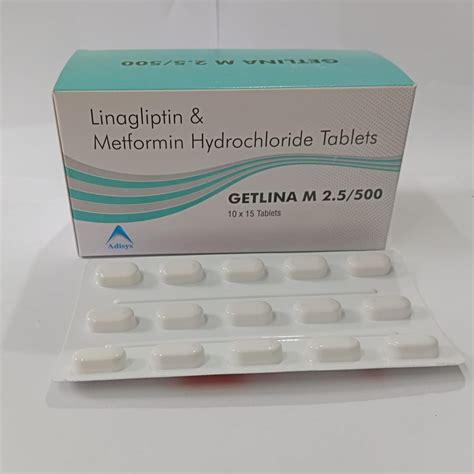 JAN AUSHADHI Linagliptin 2.5mg and Metformin Hydrochloride 500mg ...