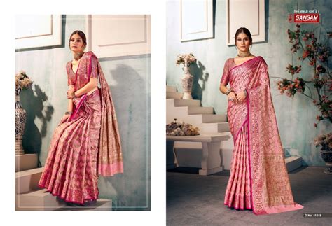 Sangam Kaveri Silk Heavy Banarasi Saree Collection :textileexport