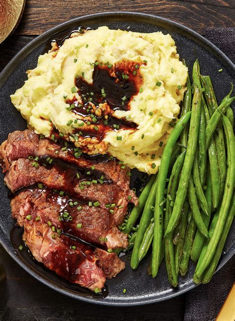 Steak with Garlic Sauce Recipe | HelloFresh | Recipe | Steak dinner ...