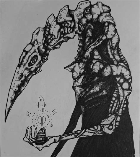 Criticize this long neck guy : r/drawing