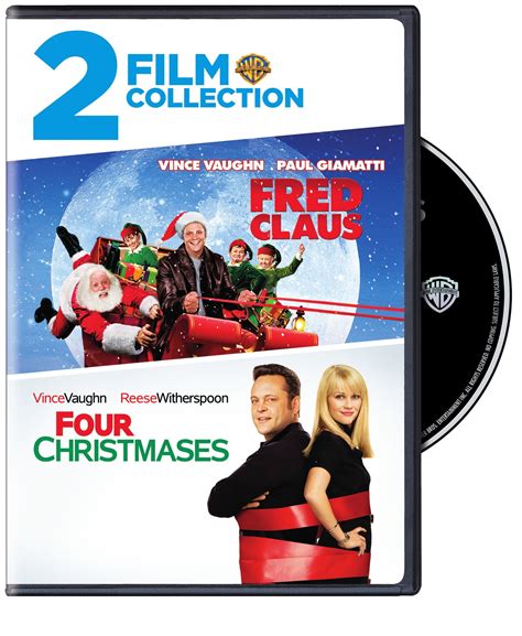 Fred Claus / Four Christmases DVD Dbfe On DVD 4 Movie