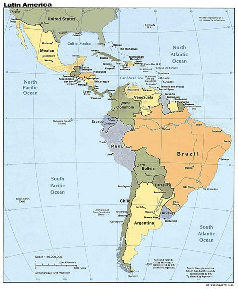 Americas Map Countries
