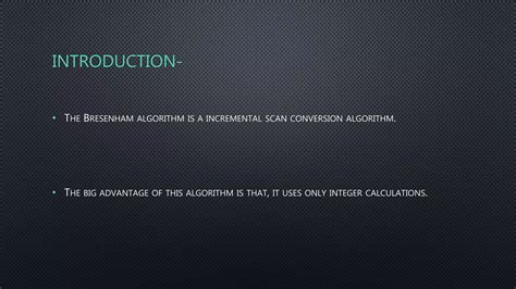 Image result for Example Bresenham's Line Drawing Algorithm