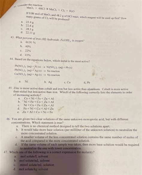 Image result for MnO2 HCL MnCl2 Cl2 H2O