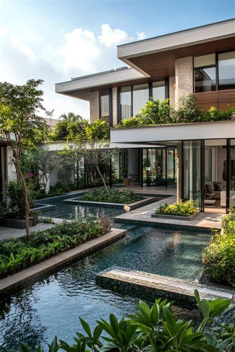 Image result for Small House Designs with Pool