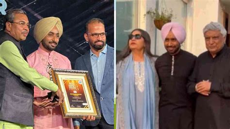 Satinder Sartaaj received the Global Entertainer Award|ਸਤਿੰਦਰ ਸਰਤਾਜ ਨੂੰ ...