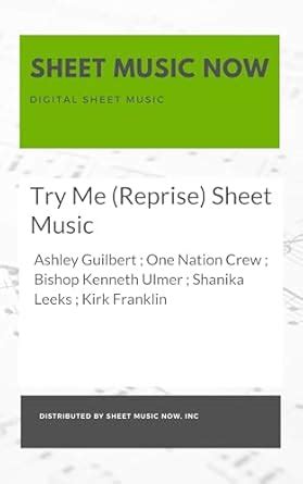 Try Me (Reprise) Sheet Music eBook : Guilbert, Ashley, Crew, One Nation ...