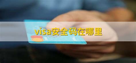 visa安全码在哪里 - 财梯网