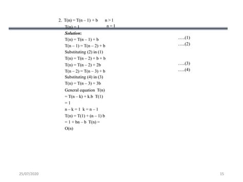 Image result for Recurrence relation Solutions