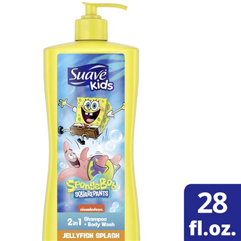 Buy Suave Kids SpongeBob SquarePants Jellyfish Splash 2-in-1 Shampoo ...