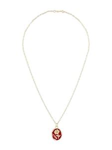 Buy ZAVERI PEARLS Red Enamelled Contemporary Love Rose Pendant & Chain ...