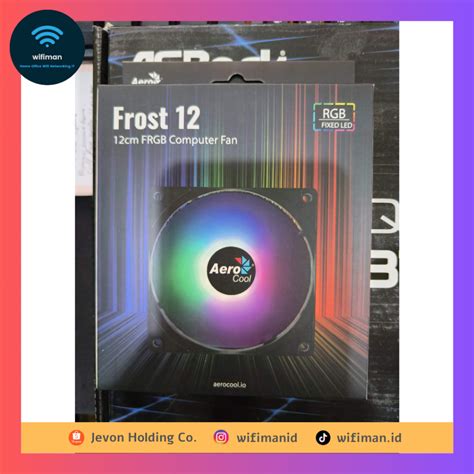 Aerocool Spectro and Frost 12 cm Fan Fixed RGB Molex PC Fan 120mm ...