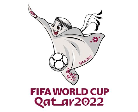 Mascot Fifa World Cup Qatar 2022 official Logo And Ballon Symbol Design ...