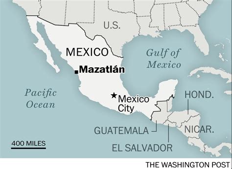 Map Golden Zone Mazatlan Mexico