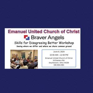 Braver Angels: Skills for Disagreeing Better Workshop, 16 Eastern Rd ...