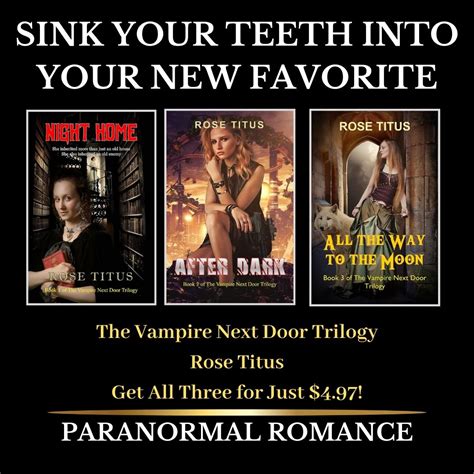 Spotlight on Author Rose Titus - The Vampire Next Door Trilogy ...