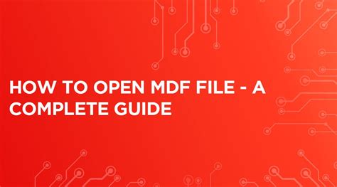 MDF文件怎么打开,怎样制作MDF的镜像文件 - 狸窝转换器下载网