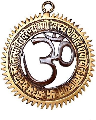 Buy Two Moustaches The Thinking Man Brass Wall Hanging Showpiece, Brass ...