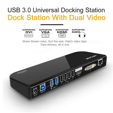 WAVLINK USB 3.0 and USB C Universal Laptop Docking India | Ubuy