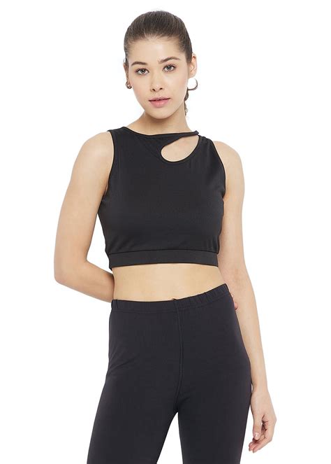 Get Women Black Rapid-Dry Sports Bra at ₹ 999 | LBB Shop