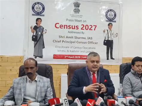 DCO Amit Sharma unveils Ladakh Census 2027 roadmap, assures separate ...