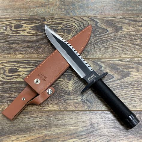 Rambo first blood knife, with leather sheath, abou | Barnebys