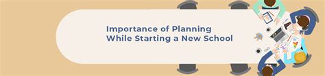 Importance of Planning While Starting a New School