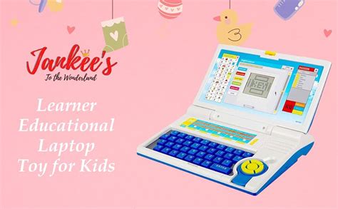 Jankee's Plug & Play English Learner Educational Laptop Toy for Kids ...