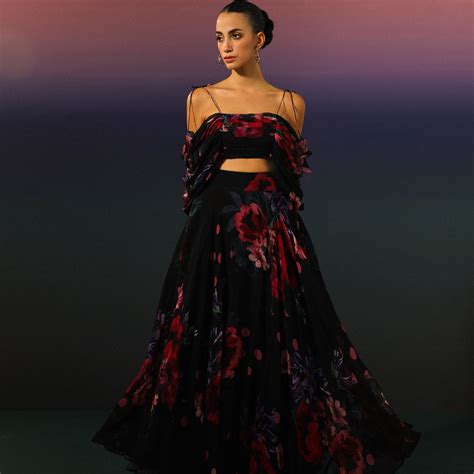 Flora Noir Duo set – Anakiya Fashions