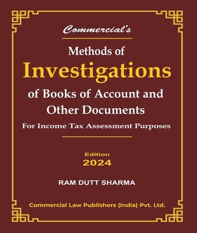 Methods of Investigations of Books of Accounts and Other Documents
