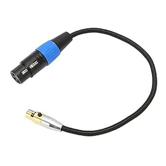 XLR Female to Female 3 Pin Cable XLR Female to Mini XLR Female Nylon ...