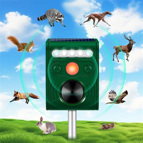 Amazon.com: Upgraded Deer Repellent Devices Animal Repellent Outdoor ...
