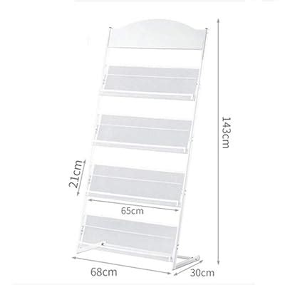 GENMO Wrought Iron Magazine and Newspaper Storage Rack - India | Ubuy