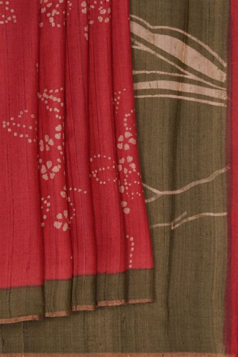 A Batik Printed Saree – Kalanjali