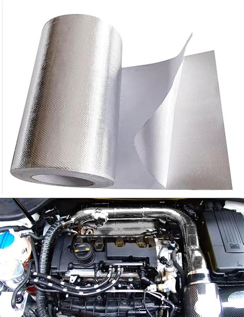 Amazon.com: 12'' X 24''Aluminized Heat Shield Mat Thermal Barrier ...