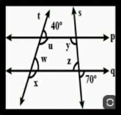 1) In the adjoining figure line p-ll line q. line T and line S are ...