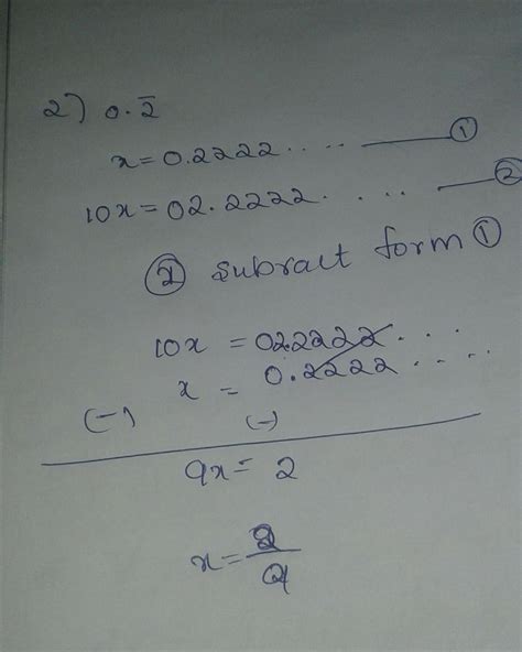 which of the given decimal can be expressed as a rational number 1) 7. ...