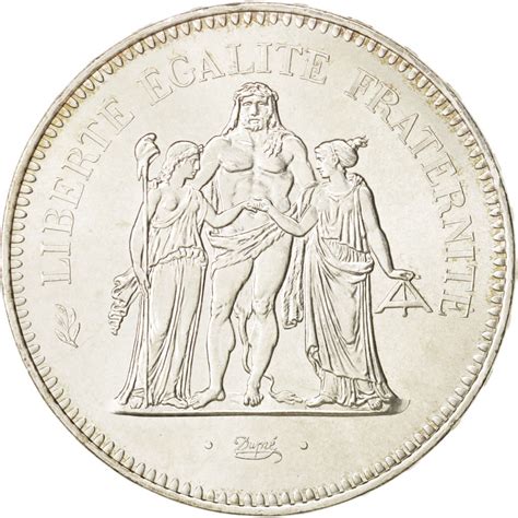 #99398 France, Hercule, 50 Francs, 1979, Paris, SPL, Argent, KM:941.1 ...