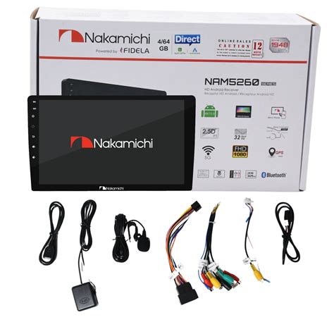 NAKAMICHI NAM5260 Android Multimedia Reciever(K-A9Z , 4+64G) – CARPLUS