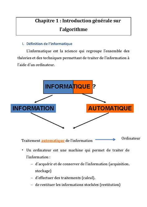 Image result for Introduction A L'Algorithmique