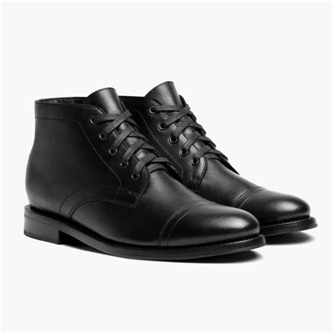 Chancellor Black Boots – Vegan Basics
