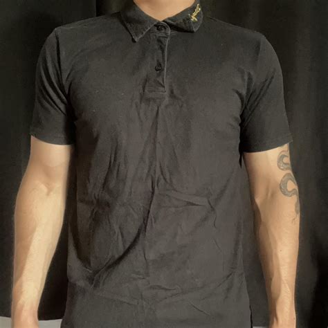 Men's Black Polo-shirts | Depop