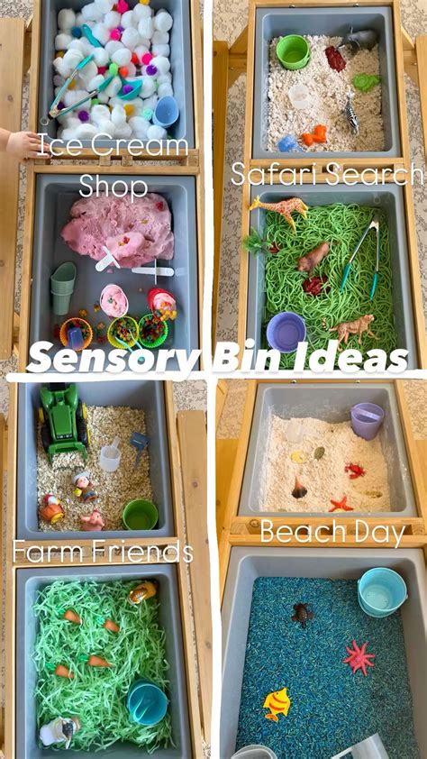 Sensory bin ideas for toddlers taste safe diy sensory play – Artofit