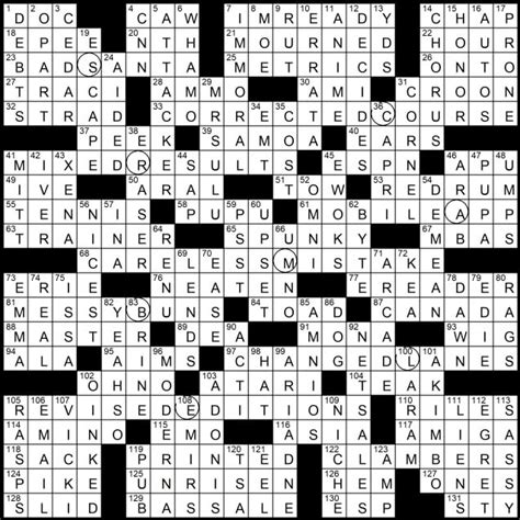 Solution to Evan Birnholz's Sept. 15 crossword, 'Word Processing' - The ...