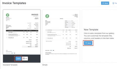 Customize Invoice