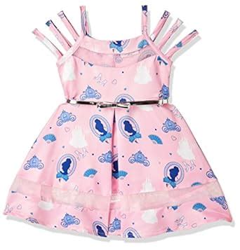 Buy Peppermint Baby Girls' A-Line Knee-Long Dress (L-DSNY-DRS-2172-7197 ...